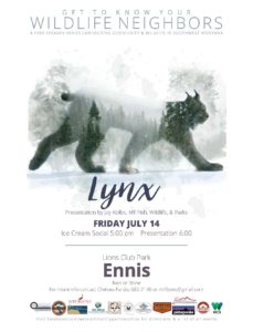 Wildlife Speaker Series Event - Lynx @ Lions Club Park | Ennis | Montana | United States